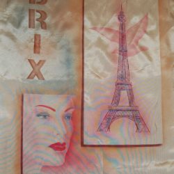 Ζωγραφική σε ρούχα για τον οίκο Brix (1982)